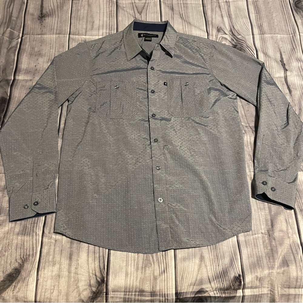Men's Vintage Rocawear Jay Z Long Sleeved Dress Shirt